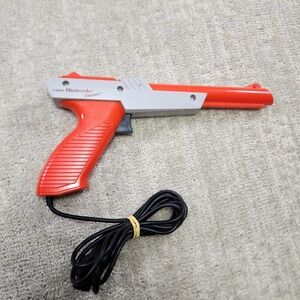 Nintendo Zapper NES-005 Orange Light Gun Controller 1985 Authentic OEM Japan